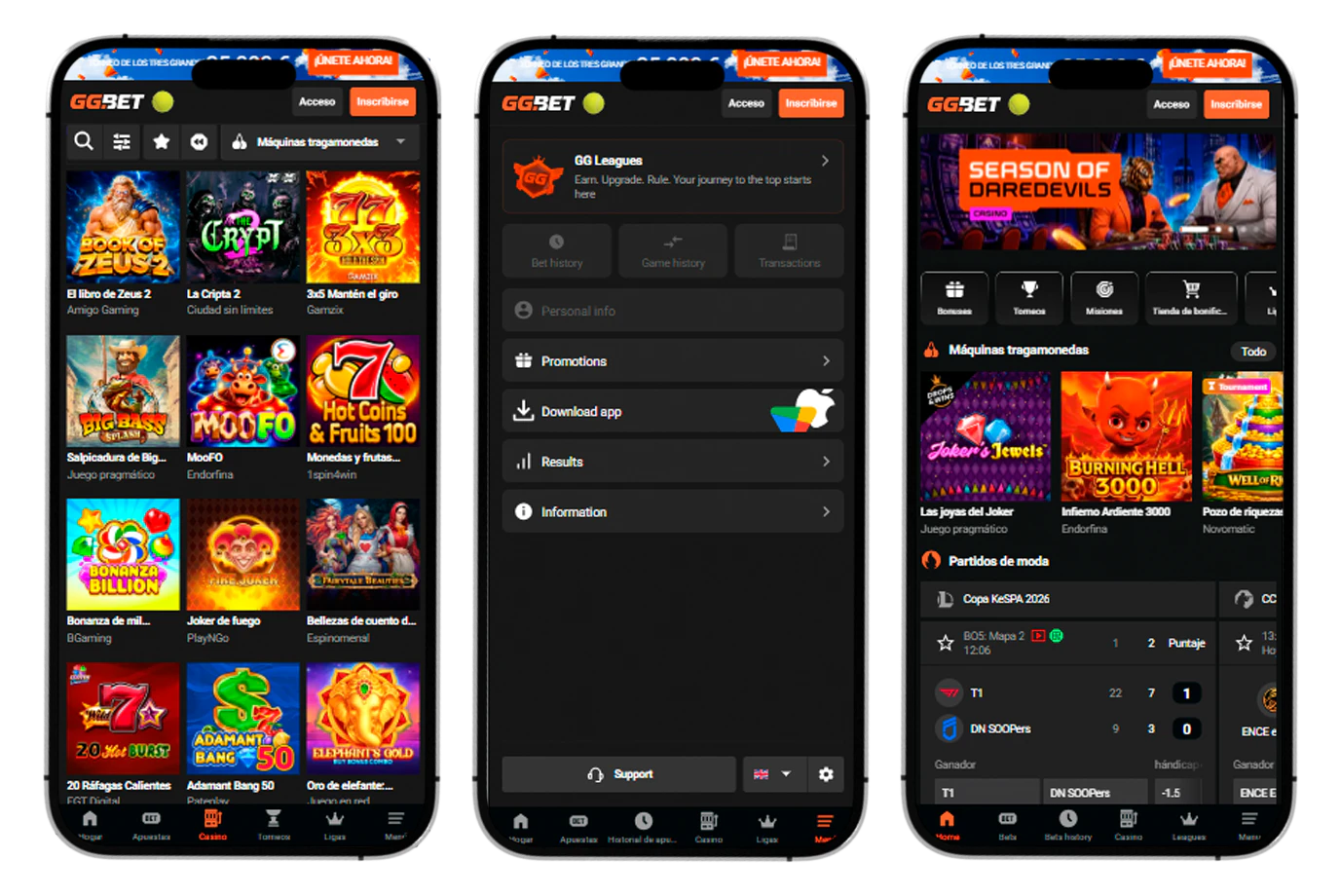 Acceso móvil a GGBET desde smartphones y otros dispositivos